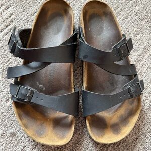 Birkenstock Black Dual-Strap Women’s Sandals